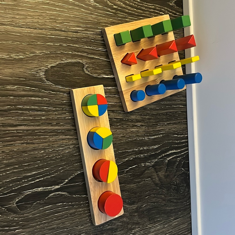 Custom Montessori learning puzzles